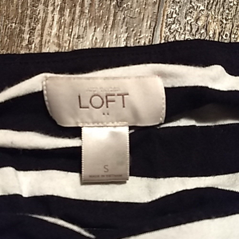 LOFT Strip Dress strapless - Picture 2 of 2